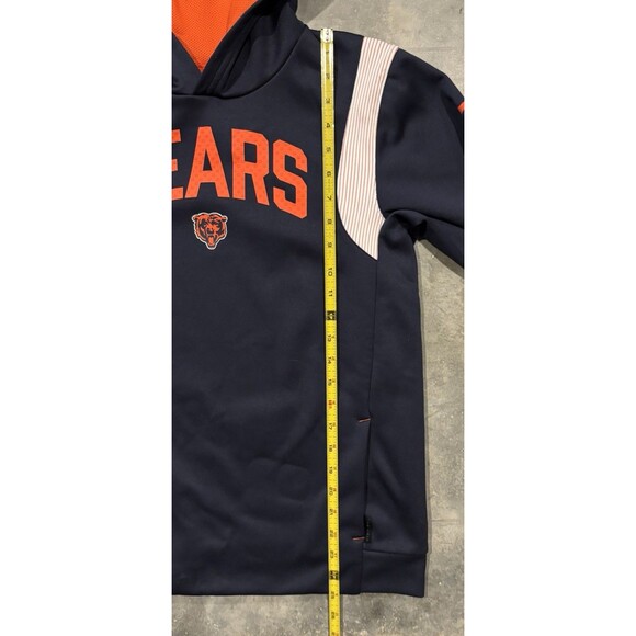 Nike Chicago Bears Hoodie Youth Large Blue Therma-Fit Football Authentic NFL - Picture 4 of 7